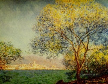  morning Painting - Antibes in the Morning Claude Monet
